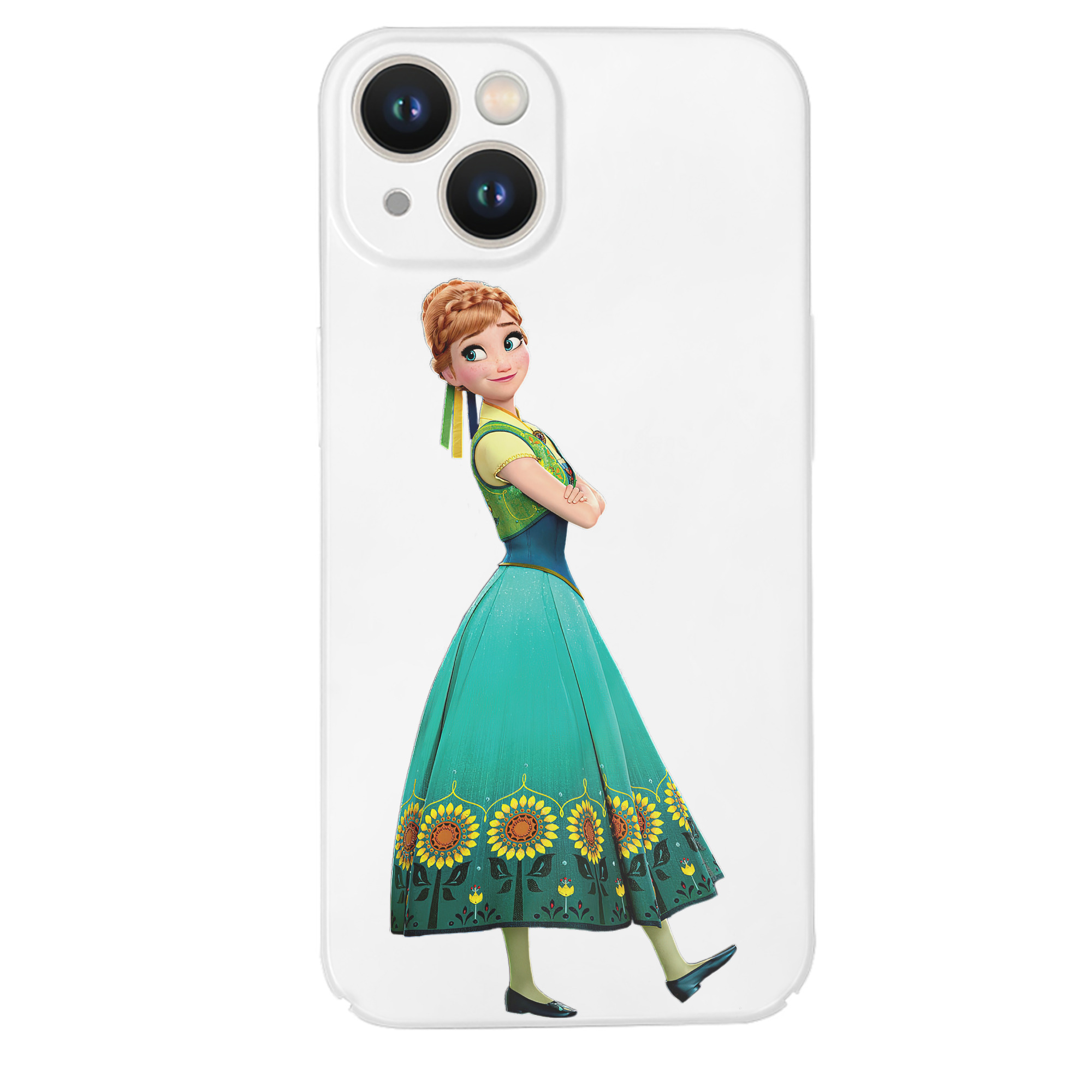 （画像用） アナと雪の女王 アンナ エルサ Frozen Anna Elsa 【iPhone 14シリーズ対応】ハードケース